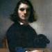 Self-Portrait (Courbet with Black Dog)